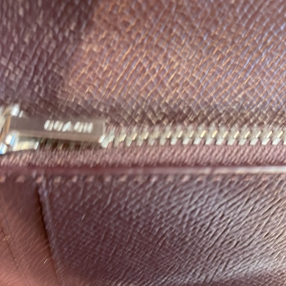 Coach NWOT Black, Cream & Brown Pebbled Leather Wallet - Picture 8 of 8